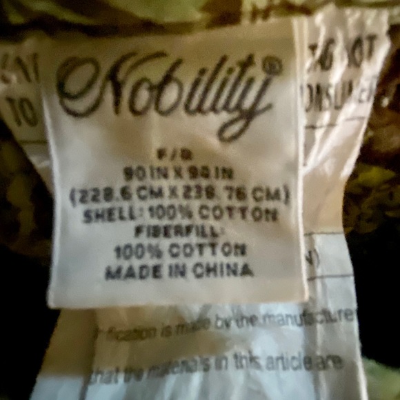 Nobility Bedding 0 Cotton Quilt Sham Euro Full Queen Poshmark